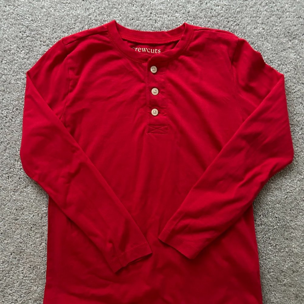 Boys Long-Sleeve Henley T-Shirt